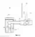 Fig. 08 - Emergency wash system with pulldown eyewash and sheeting showerhead