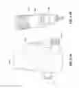Fig. 16 - Emergency wash system with pulldown eyewash and sheeting showerhead