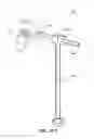 Fig. 34 - Emergency wash system with pulldown eyewash and sheeting showerhead