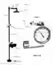Fig. 58 - Emergency wash system with pulldown eyewash and sheeting showerhead