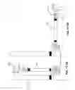 Fig. 70 - Emergency wash system with pulldown eyewash and sheeting showerhead