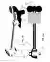 Fig. 71 - Emergency wash system with pulldown eyewash and sheeting showerhead