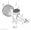 Fig. 03 - Pump for an implantable penile prosthetic, the pump having a spherical part positioned within a flow path of the pump