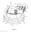 Fig. 41 - MLCC filter on an AIMD circuit board with conductive ground pin attached to a hermetic feedthrough ferrule