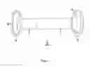 Fig. 03 - Exercise apparatus using a single elastic member to generate resistance force against compression and extension of the apparatus