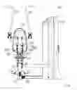 Fig. 34 - Triceps press exercise machine with a moving user support