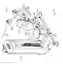 Fig. 50 - Triceps press exercise machine with a moving user support
