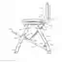 Fig. 01 - Exercise chair with spin seat