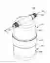 Fig. 01 - Purification apparatus for compressed air