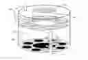 Fig. 01 - Two stage adsorbent and process cycle for fluid separations