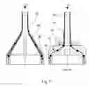 Fig. 11 - Press for producing dimensionally stable preforms and production process
