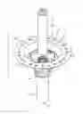 Fig. 01 - Connector for bathtub tailpipe to drain pipe