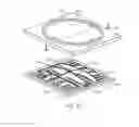 Fig. 70 - Floor drain grate assembly