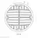 Fig. 84 - Floor drain grate assembly