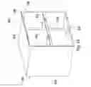 Fig. 13 - Modular crypt and modular crypt system with niche side wall