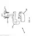 Fig. 10 - Shackle pin split nut assembly