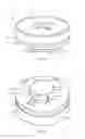 Fig. 07 - Low profile fastening method with torque-limiting disengaging head