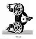 Fig. 11 - Multi-electric motor driven synchronous gearbox assembly with motor failure mechanism