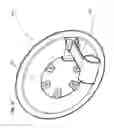 Fig. 12 - Sink and shower handle restraint