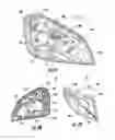 Fig. 15 - Modular headlamp assembly having a low beam module