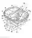 Fig. 01 - Modular headlamp assembly having a high beam module
