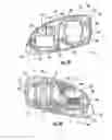 Fig. 11 - Modular headlamp assembly having a high beam module