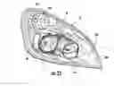 Fig. 18 - Modular headlamp assembly having a high beam module