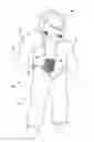 Fig. 01 - Bomb disposal suit with back protector