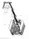 Fig. 02 - Vertical ball cannon with sliding deflector mounted on maneuverable robotic platform