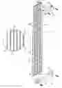 Fig. 01 - Finger-pressed auxiliary device for a stringed instrument