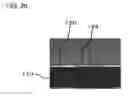 Fig. 27 - Light-emitting device with auxiliary electrode and adjacent insular conductive portions