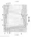 Fig. 03 - Acoustic resonator structure having an electrode with a cantilevered portion