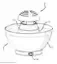 Fig. 01 - Popcorn machine with canopy
