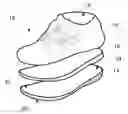 Fig. 01 - FOOTWEAR HAVING POLYURETHANE BRIDGE LAYER JOINING SOLE AND UPPER AND METHOD OF MANUFACTURING SAME