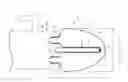 Fig. 01 - Implantable penile prosthetic having a base expandable by liquid inflation