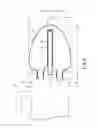 Fig. 06 - Implantable penile prosthetic having a base expandable by liquid inflation