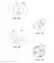Fig. 04 - Dimple patterns for golf balls