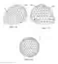 Fig. 13 - Dimple patterns for golf balls
