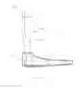 Fig. 09 - Putter with integral sightline and sole plate