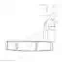 Fig. 10 - Putter with integral sightline and sole plate