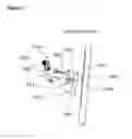Fig. 13 - Multi-head, multi-abdomen, multi-armed apparatus for use with a slip and counter fight simulation / workout machine or stand alone device for fight simulation