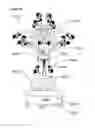 Fig. 34 - Multi-head, multi-abdomen, multi-armed apparatus for use with a slip and counter fight simulation / workout machine or stand alone device for fight simulation