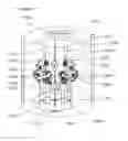 Fig. 35 - Multi-head, multi-abdomen, multi-armed apparatus for use with a slip and counter fight simulation / workout machine or stand alone device for fight simulation