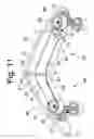 Fig. 12 - Folding longboard based on an indivisible flexible element
