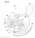Fig. 03 - Rotatable cartridge for processing and analyzing a biological sample