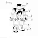 Fig. 01 - Device for prepositioning and removably attaching articulated limbs of a humanoid robot