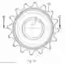 Fig. 08 - Freewheel assembly switchable between fixed-gear and freewheel modes