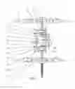 Fig. 02 - Central-positioned pitch control device for a coaxial helicopter