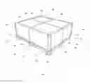 Fig. 10 - Pallet support block and a pallet constructed with pallet support blocks