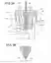 Fig. 06 - Container with synthetic resin window, preform, and preform injection molding apparatus